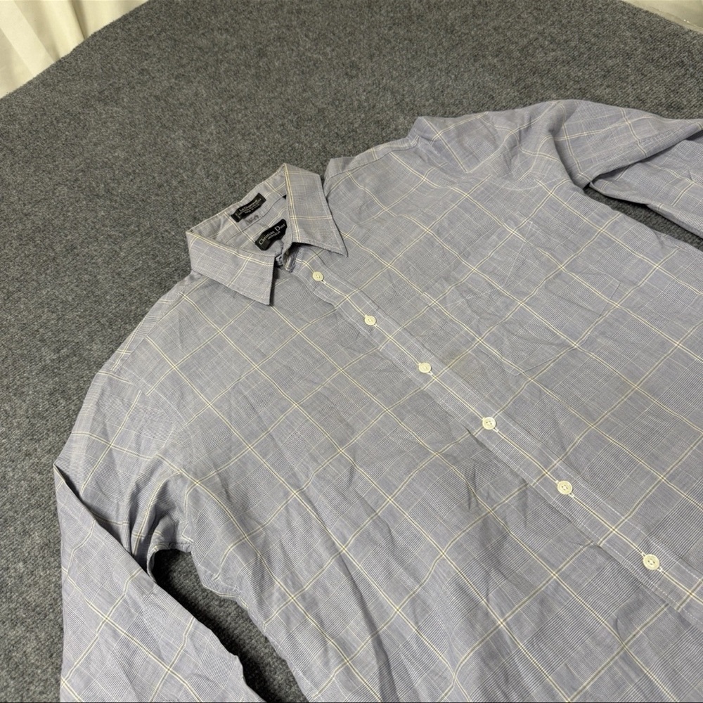 Christian Dior Shirt Monsieur le Cachet formal stripe Mens 16.5 - 33 USA Made